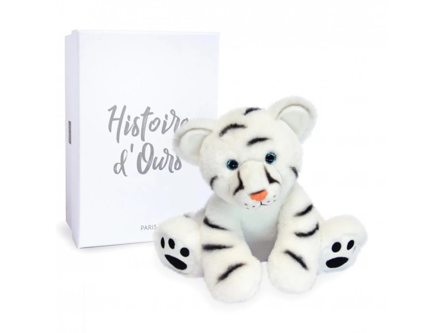 HO3054 - BEBE TIGRE BLANC - 25 Cm 3 HO3054 - BEBE TIGRE BLANC - 25 Cm