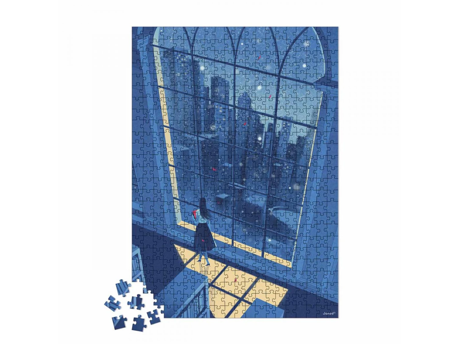 Janod J02510 - Puzzle La Nuit Bleue - 500 Pcs 4 Janod J02510 - Puzzle La Nuit Bleue - 500 Pcs – Image 2