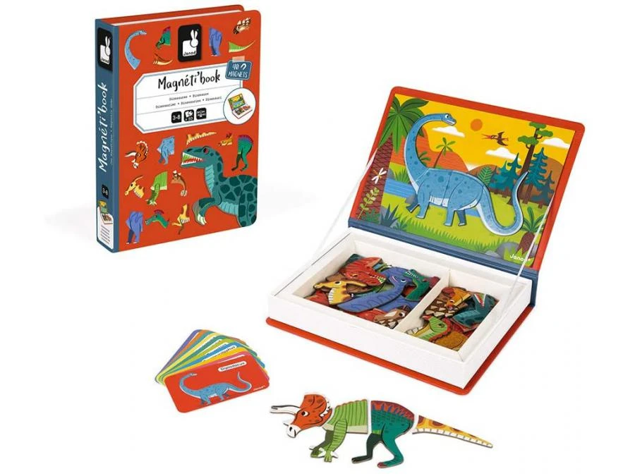 Janod J02590 - Magneti'Book Dinosaures 4 Janod J02590 - Magneti'Book Dinosaures – Image 2