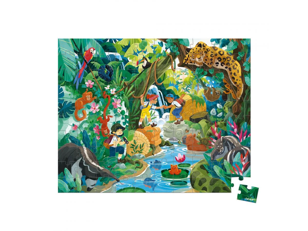 Janod J02667 - Puzzle Aventure Inca - 100 Pcs 4 Janod J02667 - Puzzle Aventure Inca - 100 Pcs – Image 2