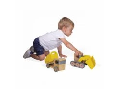 Janod J04634 - Bolid - Camion Benne Et Pelleteuse -Born To Be Kids janod j04634 bolid camion benne et pelleteuse manipuler et manier 1600 6