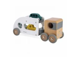 Janod J04637 - Bolid - Camion Porte-autos Avec 3 Vehicules -Born To Be Kids janod j04637 bolid camion porte autos avec 3 vehicules manipuler et manier 1600 3