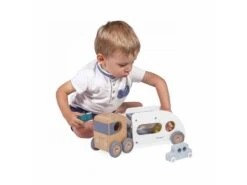 Janod J04637 - Bolid - Camion Porte-autos Avec 3 Vehicules -Born To Be Kids janod j04637 bolid camion porte autos avec 3 vehicules manipuler et manier 1600 6