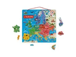 Janod J05476 - Carte D'Europe Magnetique