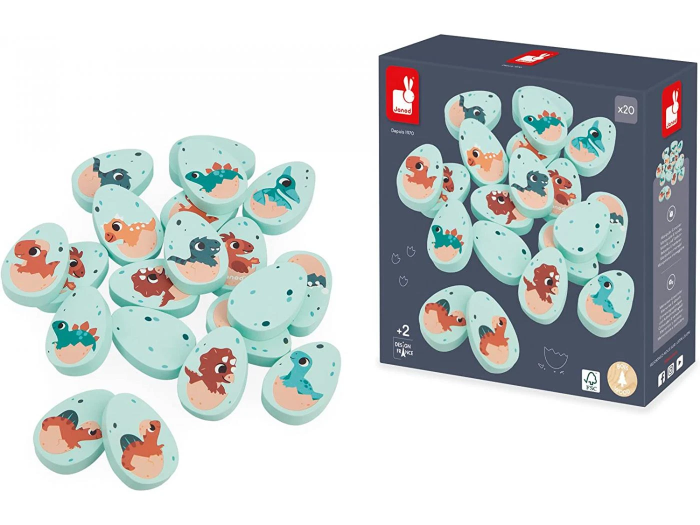 Janod J05826 - DINO - MEMO DINO 9 Janod J05826 - DINO - MEMO DINO – Image 7