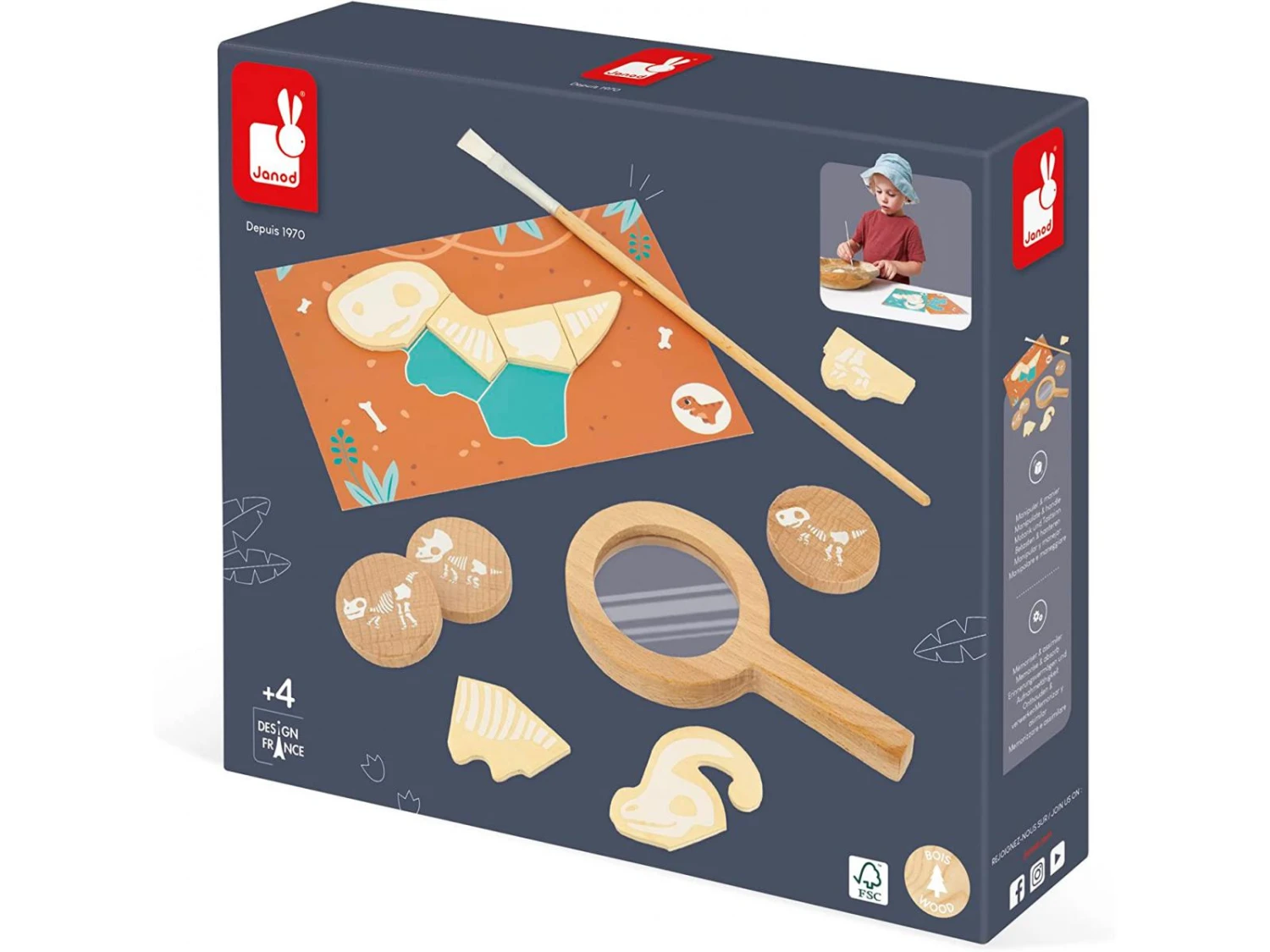 Janod J05832 - DINO - JEU DE FOUILLES DINO 8 Janod J05832 - DINO - JEU DE FOUILLES DINO – Image 6