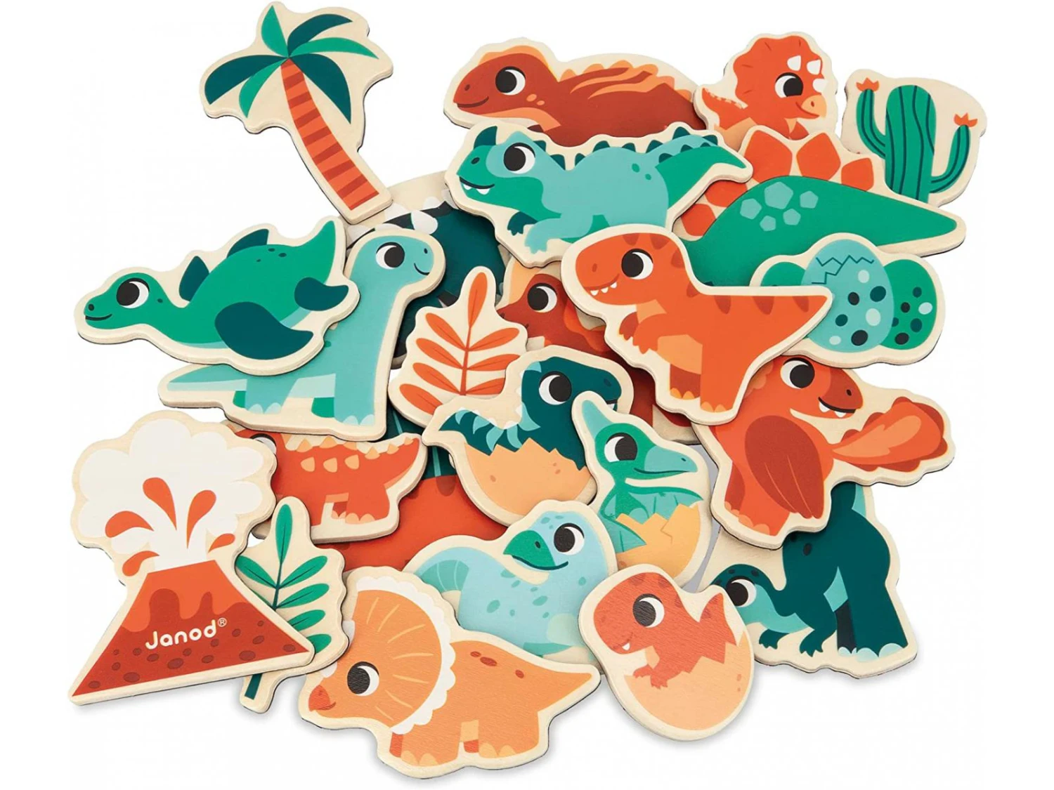 Janod J05839 - DINO - MAGNETS DINO 24 PCS 4 Janod J05839 - DINO - MAGNETS DINO 24 PCS – Image 2