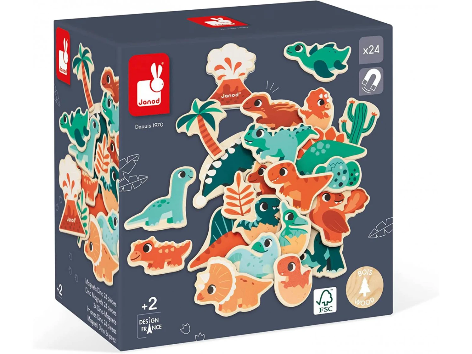 Janod J05839 - DINO - MAGNETS DINO 24 PCS 9 Janod J05839 - DINO - MAGNETS DINO 24 PCS – Image 7