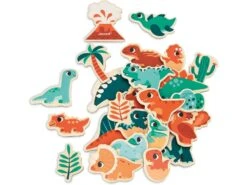 Janod J05839 - DINO - MAGNETS DINO 24 PCS