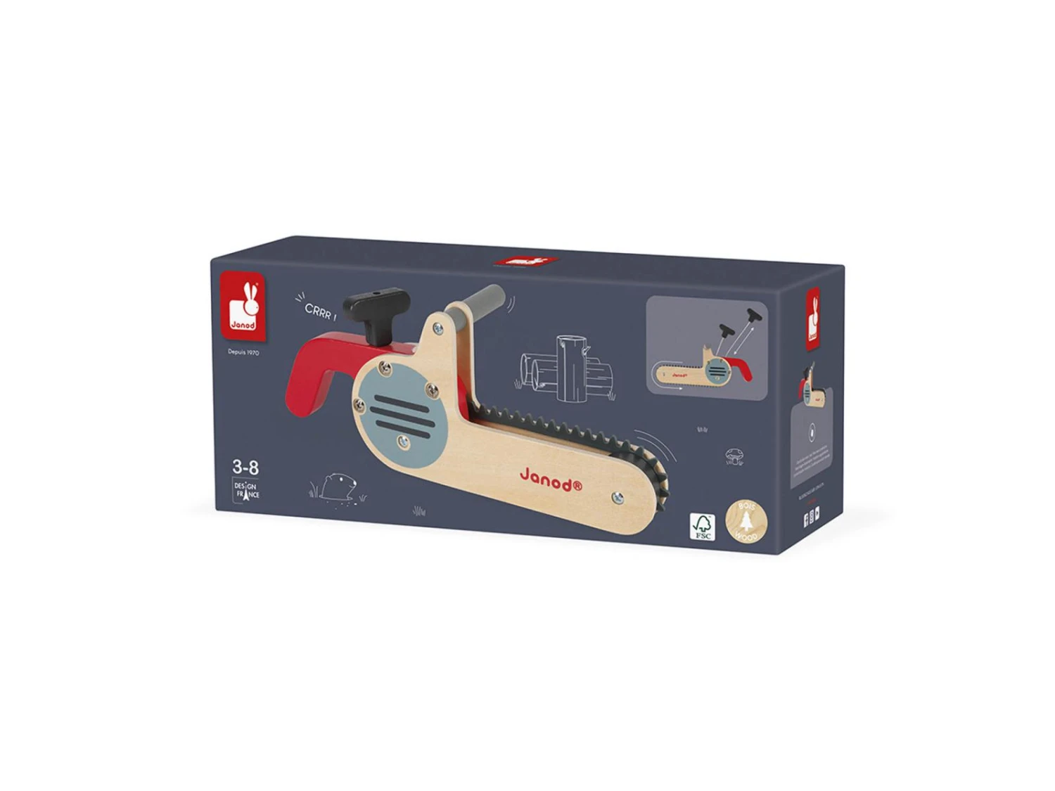 Janod J06471 - Tronconneuse Brico'Kids 8 Janod J06471 - Tronconneuse Brico'Kids – Image 6