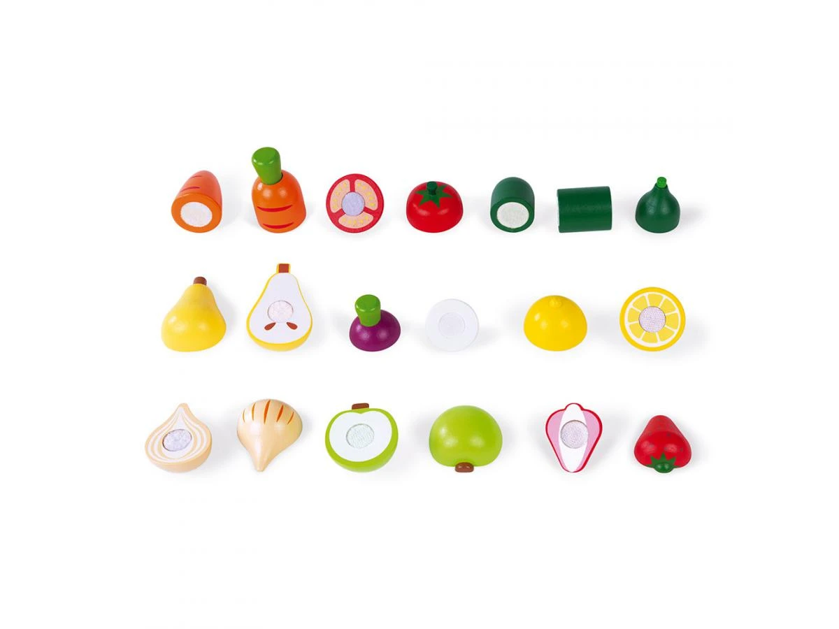 Janod J06607 - Maxi Set - Fruits & Legumes A Decouper 8 Janod J06607 - Maxi Set - Fruits & Legumes A Decouper – Image 6