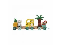 Janod J08272 - Tropik - Train Tropical À Tirer