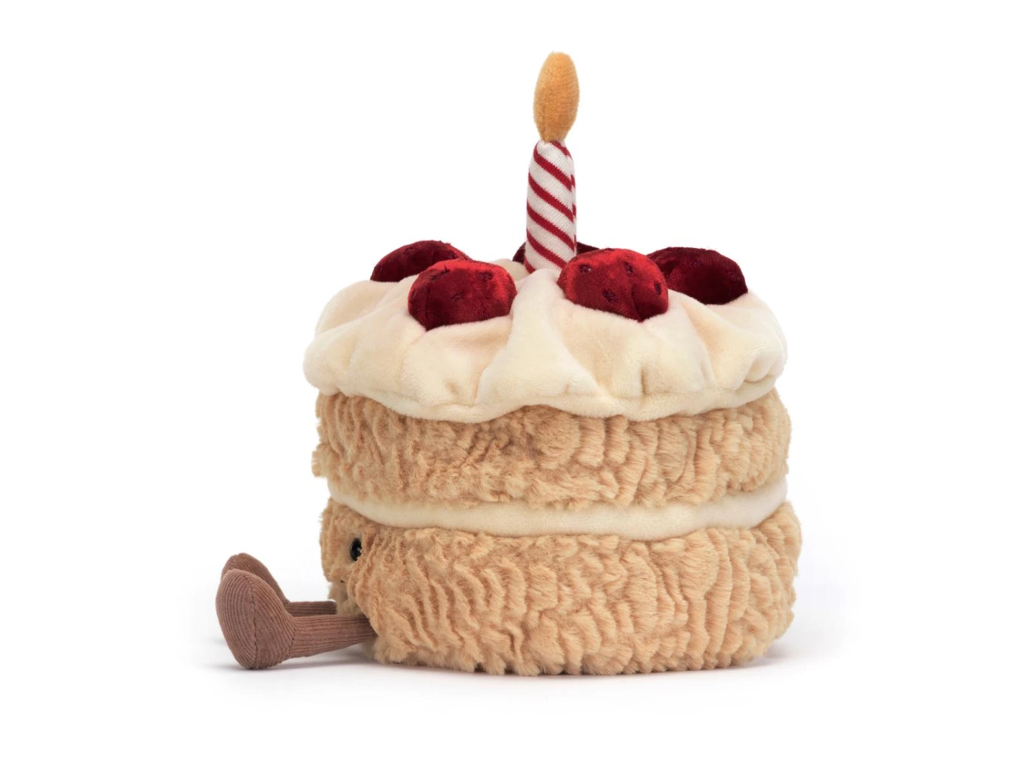 JELLYCAT A2BC - Amuseable Birthday Cake - L: 12 Cm X L: 12 Cm X H: 16 Cm 4 JELLYCAT A2BC - Amuseable Birthday Cake - L: 12 Cm X L: 12 Cm X H: 16 Cm – Image 2