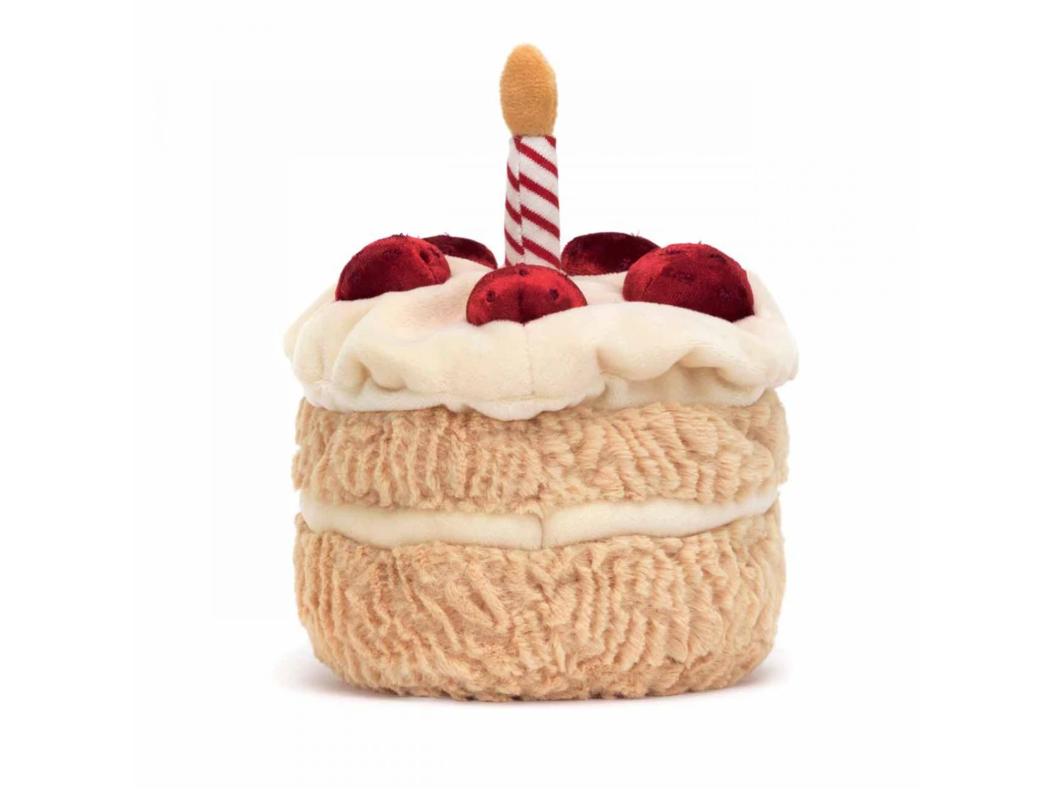 JELLYCAT A2BC - Amuseable Birthday Cake - L: 12 Cm X L: 12 Cm X H: 16 Cm 6 JELLYCAT A2BC - Amuseable Birthday Cake - L: 12 Cm X L: 12 Cm X H: 16 Cm – Image 4