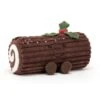 JELLYCAT A2YUL - Peluche Amuseable Yule Log - 13 Cm -Born To Be Kids jellycat a2yul