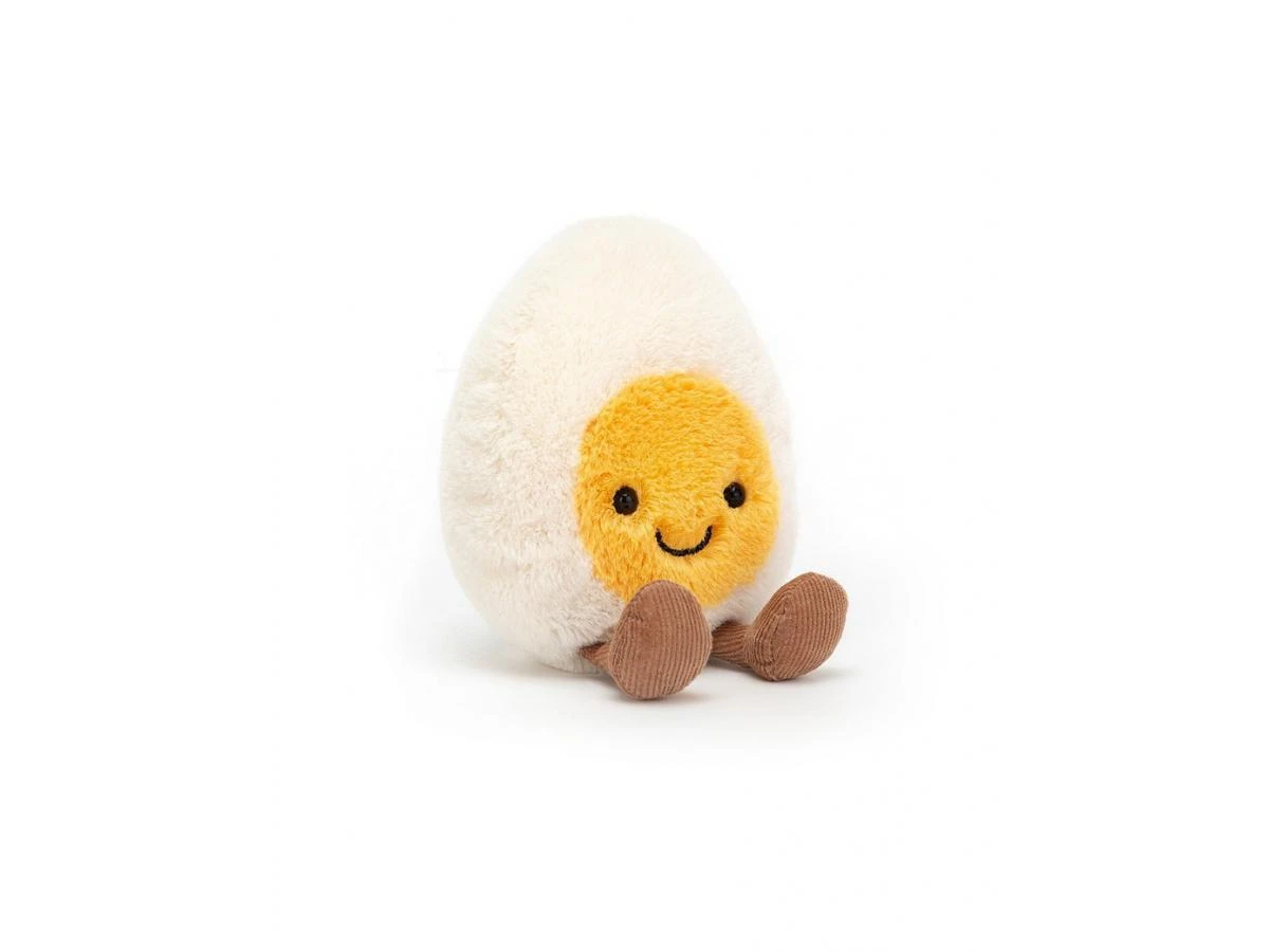 JELLYCAT A6BEN - Amuseable Happy Boiled Egg - L: 4 Cm X L: 8 Cm X H: 14 Cm 3 JELLYCAT A6BEN - Amuseable Happy Boiled Egg - L: 4 Cm X L: 8 Cm X H: 14 Cm