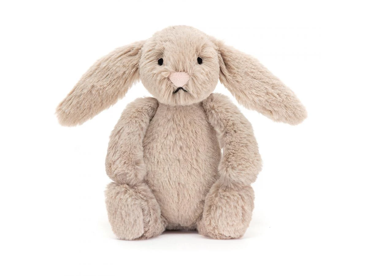 JELLYCAT BAB6BB - Peluche Bashful Beige Bunny Baby - H: 13 Cm 4 JELLYCAT BAB6BB - Peluche Bashful Beige Bunny Baby - H: 13 Cm – Image 2