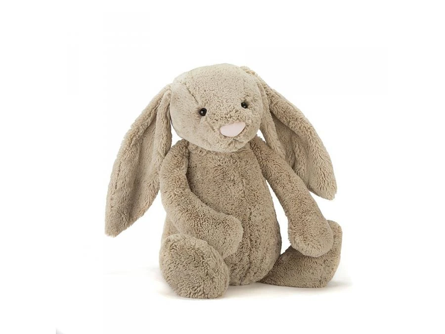 JELLYCAT BAH2BN - Peluche Bashful Beige Bunny Huge - L: 12 Cm X L : 21 Cm X H: 51 Cm 3 JELLYCAT BAH2BN - Peluche Bashful Beige Bunny Huge - L: 12 Cm X L : 21 Cm X H: 51 Cm