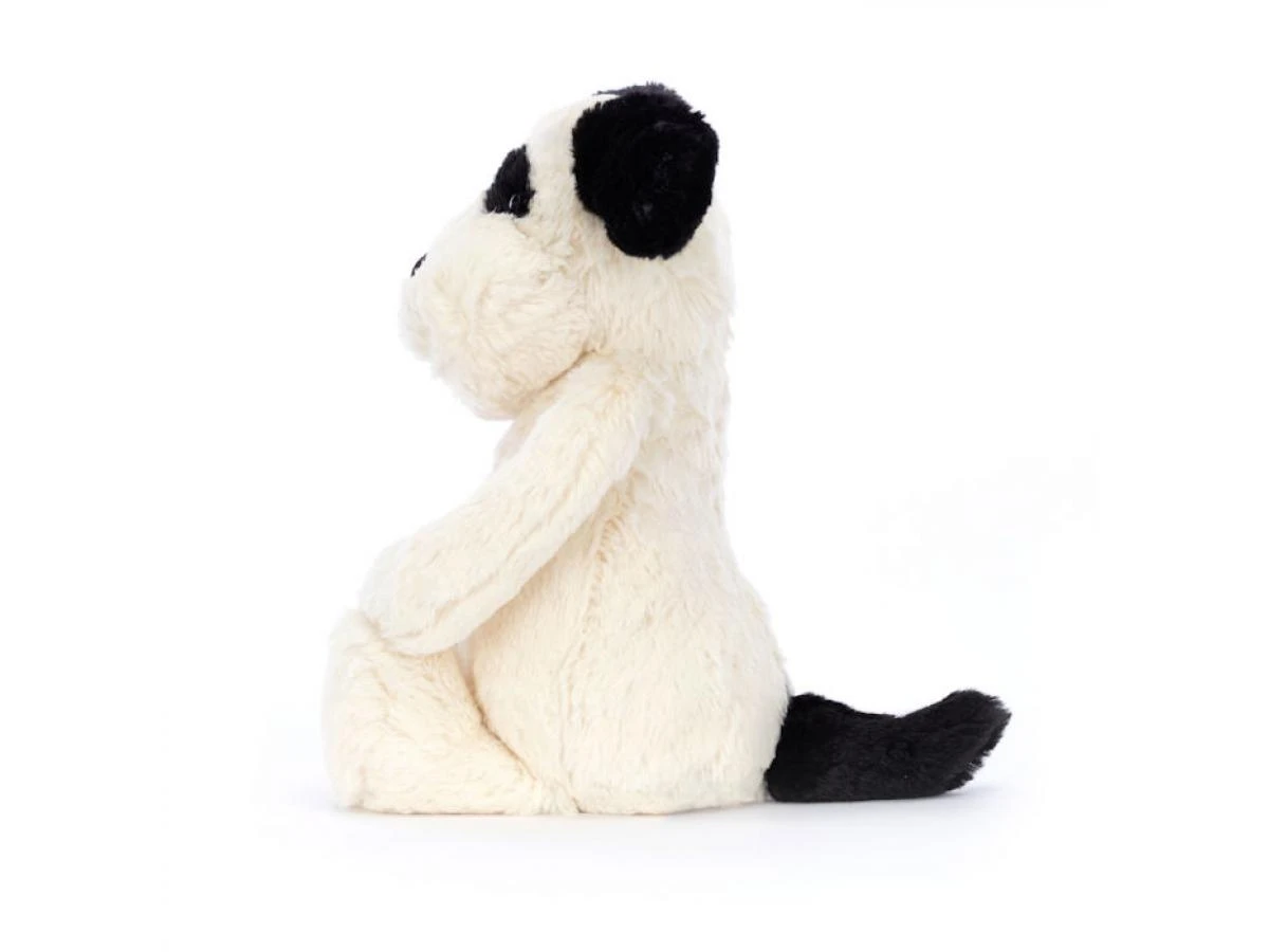 JELLYCAT BAS3BCPN - Peluche Bashful Black & Cream Puppy Medium - L: 9 Cm X L : 12 Cm X H: 31 Cm 5 JELLYCAT BAS3BCPN - Peluche Bashful Black & Cream Puppy Medium - L: 9 Cm X L : 12 Cm X H: 31 Cm – Image 3