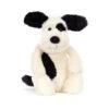 JELLYCAT BAS3BCPN - Peluche Bashful Black & Cream Puppy Medium - L: 9 Cm X L : 12 Cm X H: 31 Cm 2 JELLYCAT BAS3BCPN - Peluche Bashful Black & Cream Puppy Medium - L: 9 Cm X L : 12 Cm X H: 31 Cm -Born To Be Kids jellycat bas3bcpn