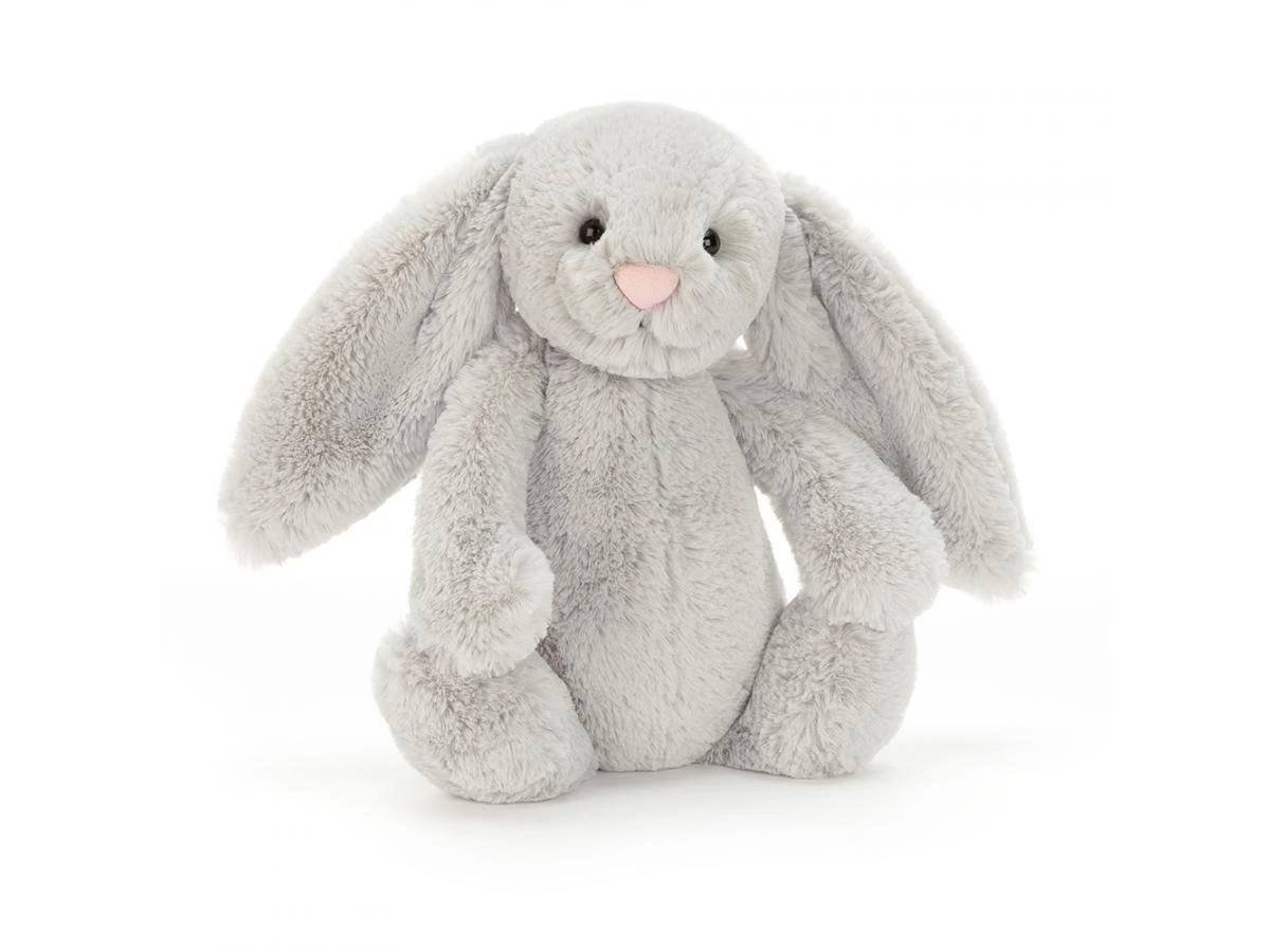 JELLYCAT BAS3BSN - Bashful Silver Bunny Medium - L: 9 Cm X L: 12 Cm X H: 31 Cm 3 JELLYCAT BAS3BSN - Bashful Silver Bunny Medium - L: 9 Cm X L: 12 Cm X H: 31 Cm