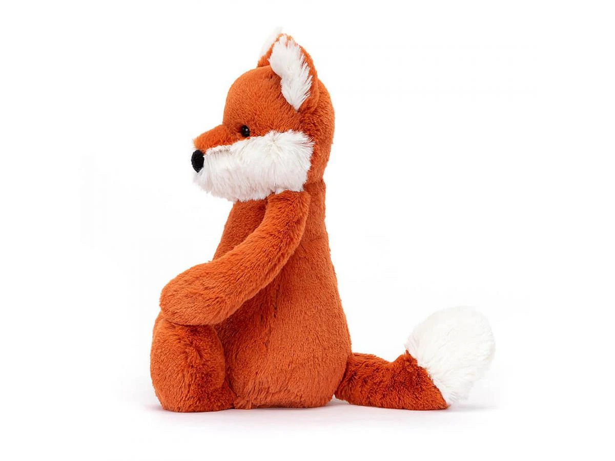 JELLYCAT BAS3FXC - Peluche Bashful Fox Cub Medium - L: 9 Cm X L : 12 Cm X H: 31 Cm 4 JELLYCAT BAS3FXC - Peluche Bashful Fox Cub Medium - L: 9 Cm X L : 12 Cm X H: 31 Cm – Image 2