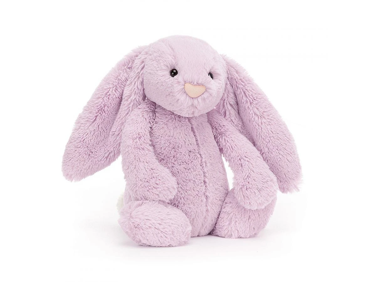 JELLYCAT BAS3HYUS - Peluche Bashful Lilac Bunny Medium - L: 9 Cm X L : 12 Cm X H: 31 Cm 3 JELLYCAT BAS3HYUS - Peluche Bashful Lilac Bunny Medium - L: 9 Cm X L : 12 Cm X H: 31 Cm