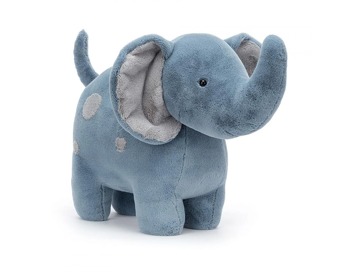 JELLYCAT BSPO2E - Big Spottie Elephant - L : 15 Cm X H: 30 Cm 3 JELLYCAT BSPO2E - Big Spottie Elephant - L : 15 Cm X H: 30 Cm