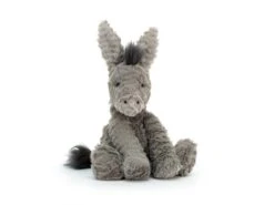 JELLYCAT FW6DON - Peluche Fuddlewuddle Donkey Medium - L : 11 Cm X H: 23 Cm