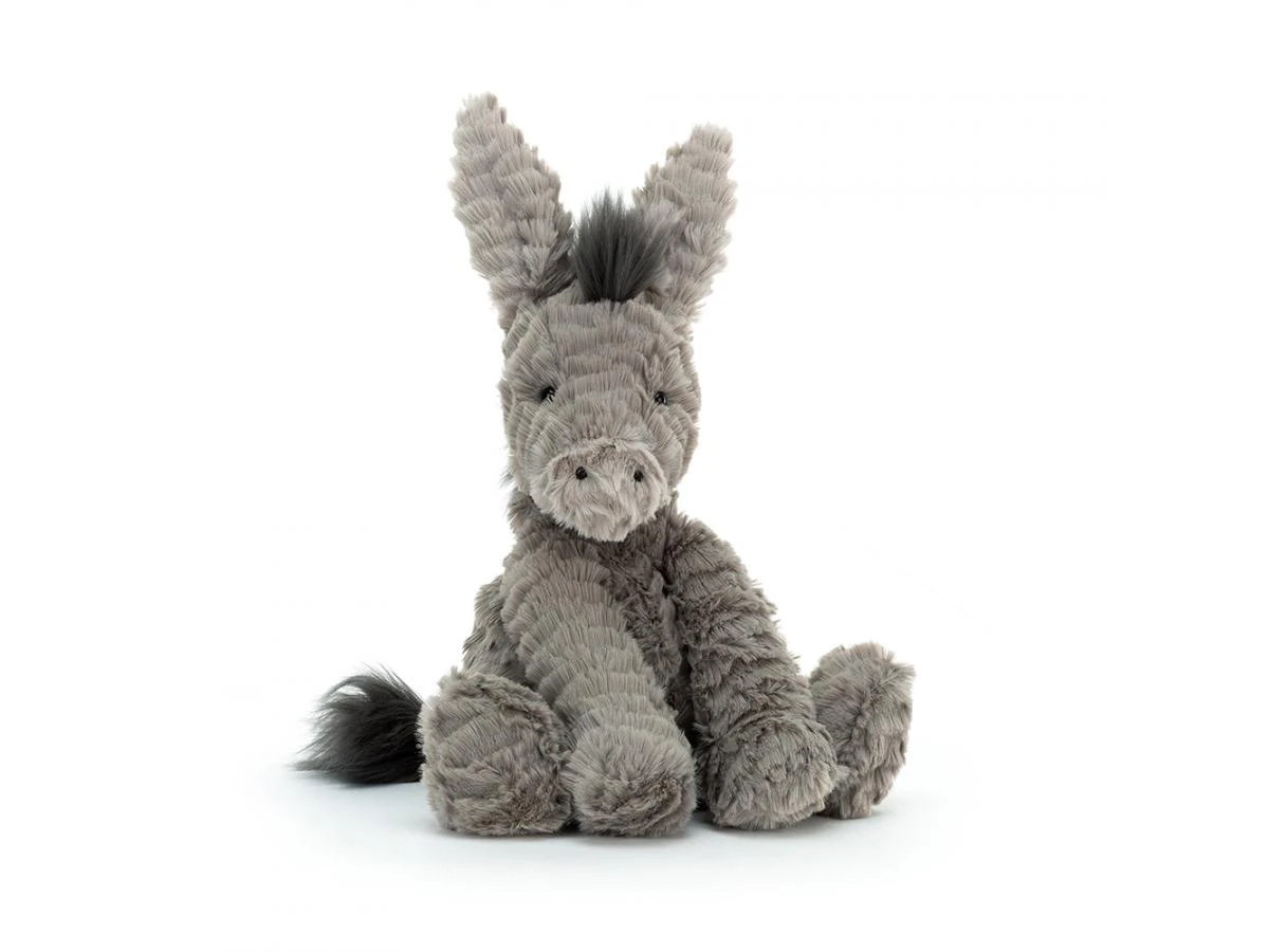 JELLYCAT FW6DON - Peluche Fuddlewuddle Donkey Medium - L : 11 Cm X H: 23 Cm 3 JELLYCAT FW6DON - Peluche Fuddlewuddle Donkey Medium - L : 11 Cm X H: 23 Cm