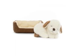 JELLYCAT NAP3ND - Napping Nipper Dog - L: 9 Cm X L: 14 Cm X H: 10 Cm