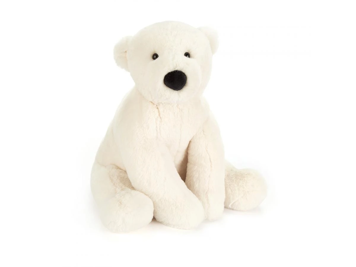 JELLYCAT PE2PBLN - Perry Polar Bear Medium - L: 22 Cm X L: 25 Cm X H: 26 Cm 3 JELLYCAT PE2PBLN - Perry Polar Bear Medium - L: 22 Cm X L: 25 Cm X H: 26 Cm