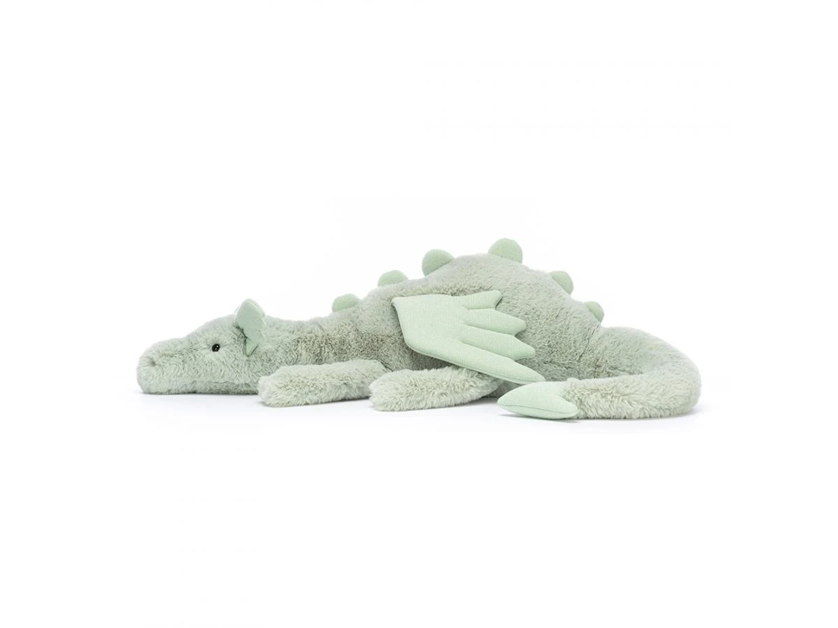 JELLYCAT SAGE1DD - Peluche Sage Dragon Huge - L: 18 Cm X L : 19 Cm X H: 66 Cm 4 JELLYCAT SAGE1DD - Peluche Sage Dragon Huge - L: 18 Cm X L : 19 Cm X H: 66 Cm – Image 2