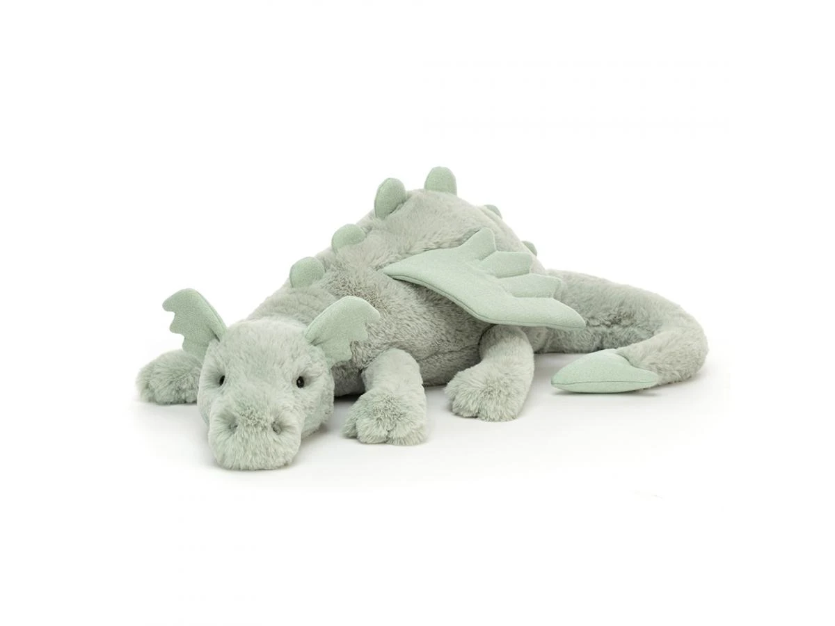 JELLYCAT SAGE1DD - Peluche Sage Dragon Huge - L: 18 Cm X L : 19 Cm X H: 66 Cm 3 JELLYCAT SAGE1DD - Peluche Sage Dragon Huge - L: 18 Cm X L : 19 Cm X H: 66 Cm