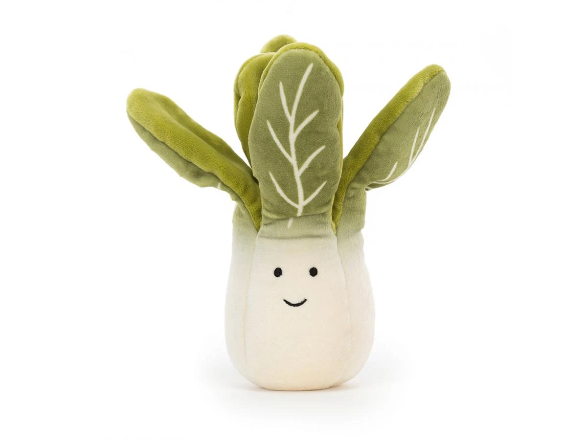 JELLYCAT VV6PC - Peluche Vivacious Vegetable Bok Choy - L: 6 Cm X L : 6 Cm X H: 17 Cm 4 JELLYCAT VV6PC - Peluche Vivacious Vegetable Bok Choy - L: 6 Cm X L : 6 Cm X H: 17 Cm – Image 2
