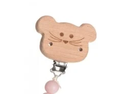Lassig 1313016725 - Attache Sucette Bois Et Silicone Little Chums Souris -Born To Be Kids lassig 1313016725 attache sucette bois et silicone little chums souris 1600 4