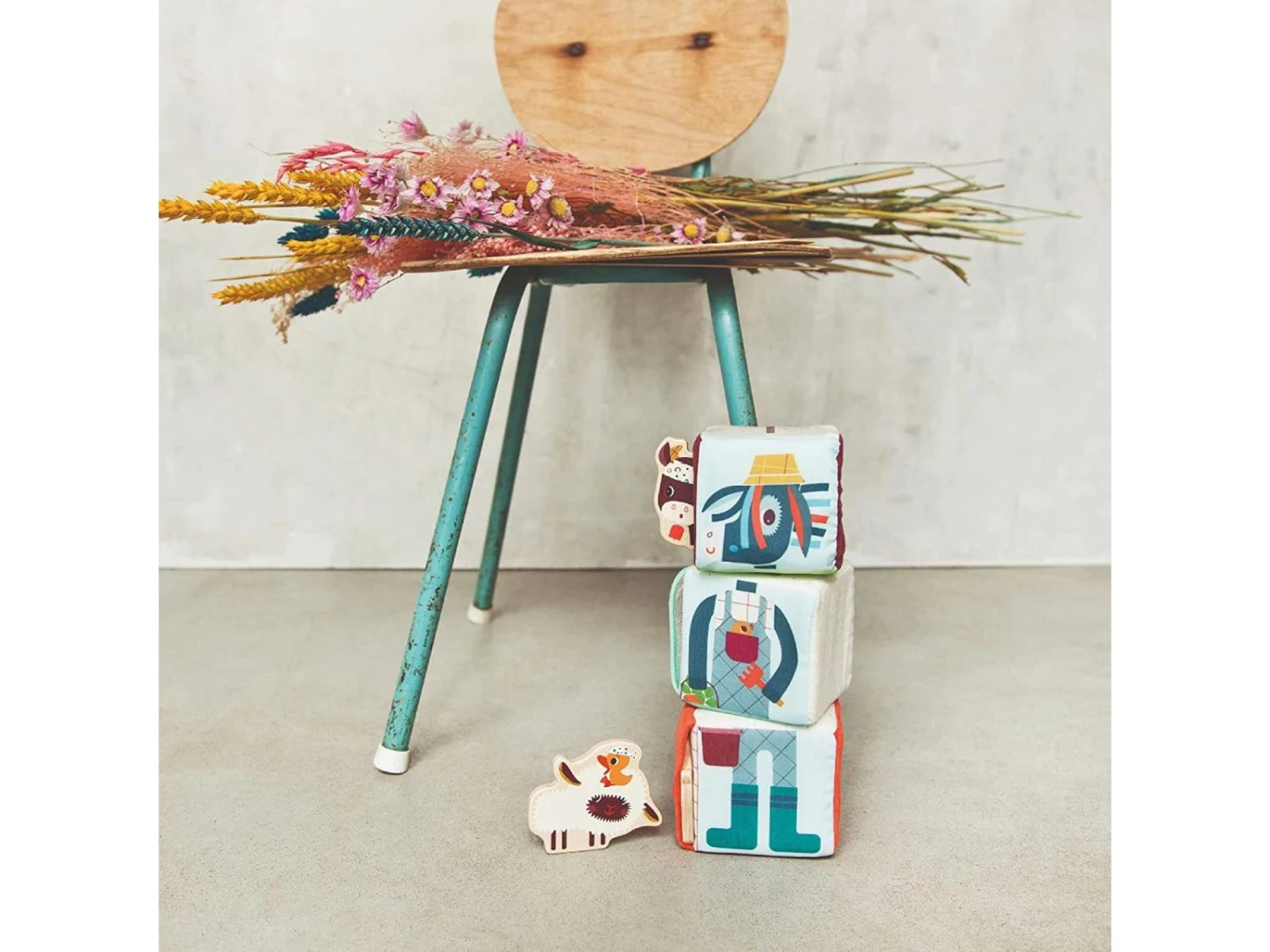 Lilliputiens 83272 - Ferme Jeu De Cubes Cache Cache 8 Lilliputiens 83272 - Ferme Jeu De Cubes Cache Cache – Image 6