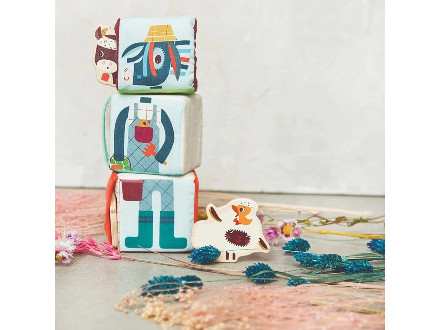 Lilliputiens 83272 - Ferme Jeu De Cubes Cache Cache 5 Lilliputiens 83272 - Ferme Jeu De Cubes Cache Cache – Image 3