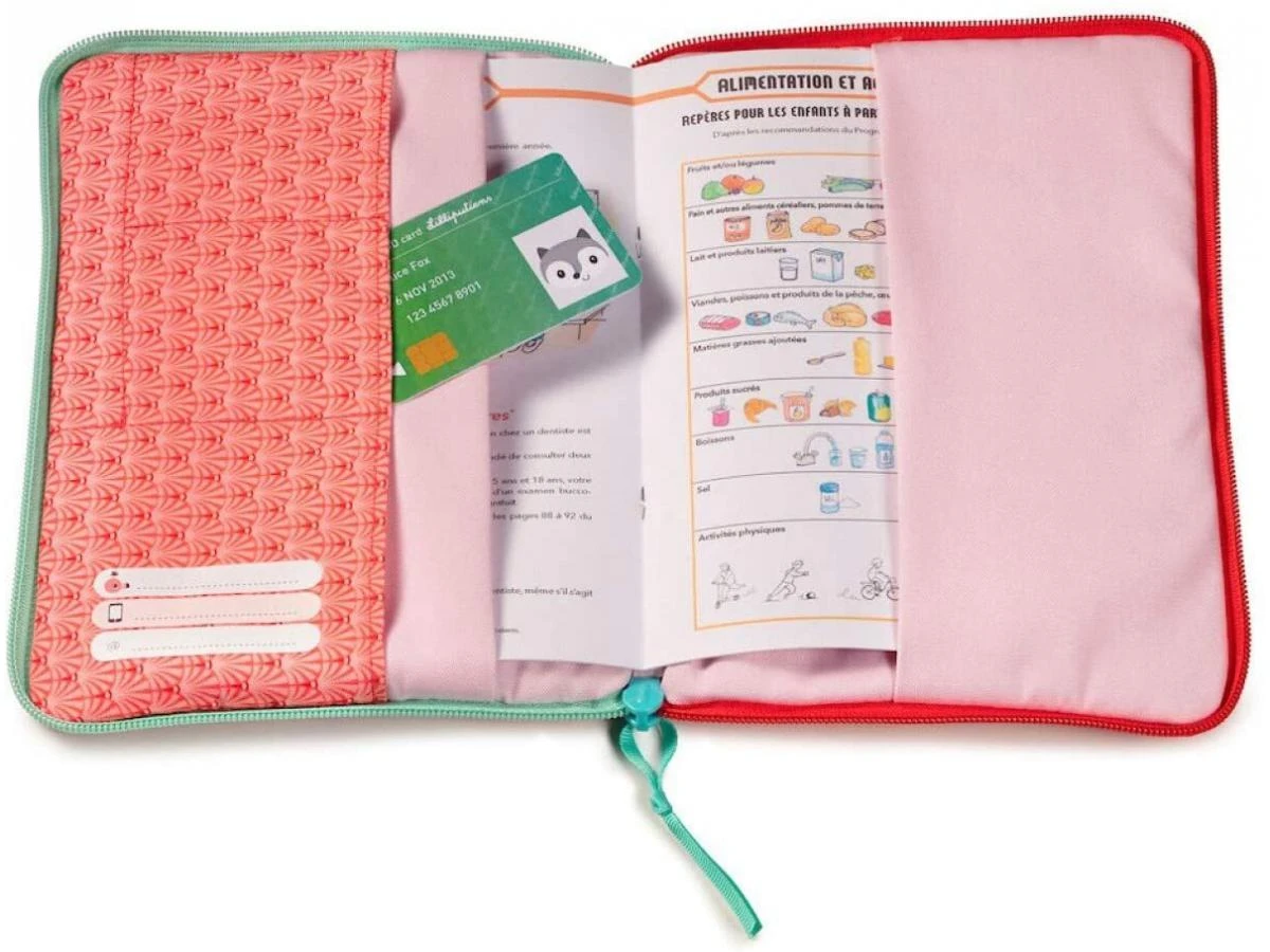 Lilliputiens 83285 - Anais Housse Carnet De Santé 4 Lilliputiens 83285 - Anais Housse Carnet De Santé – Image 2