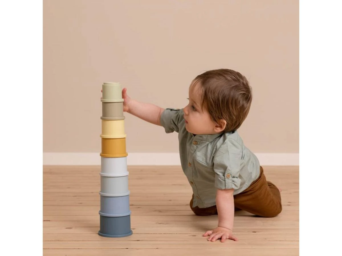 Little Dutch 2008002 - Gobelets Empilables Bleu 4 Little Dutch 2008002 - Gobelets Empilables Bleu – Image 2