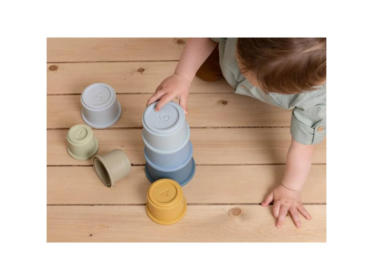 Little Dutch 2008002 - Gobelets Empilables Bleu 5 Little Dutch 2008002 - Gobelets Empilables Bleu – Image 3