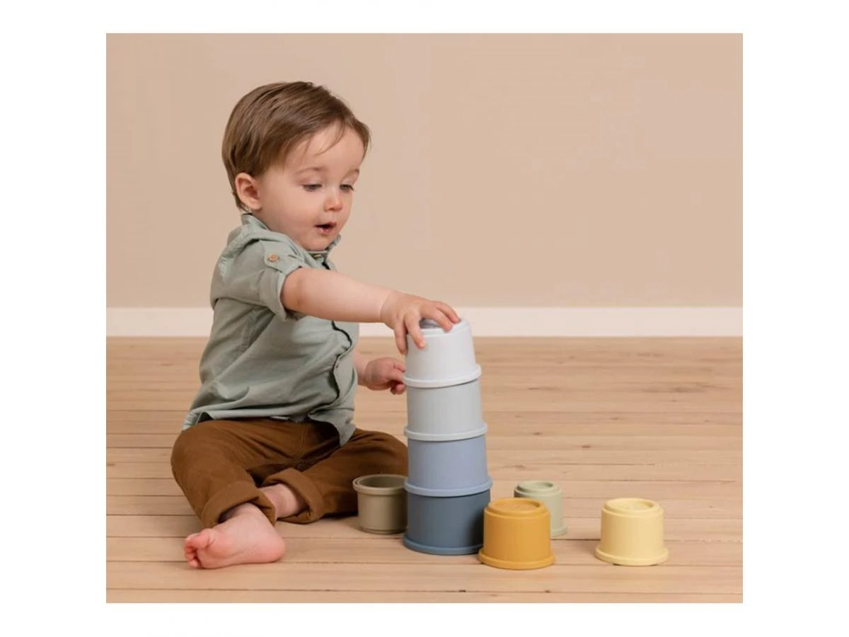 Little Dutch 2008002 - Gobelets Empilables Bleu 6 Little Dutch 2008002 - Gobelets Empilables Bleu – Image 4