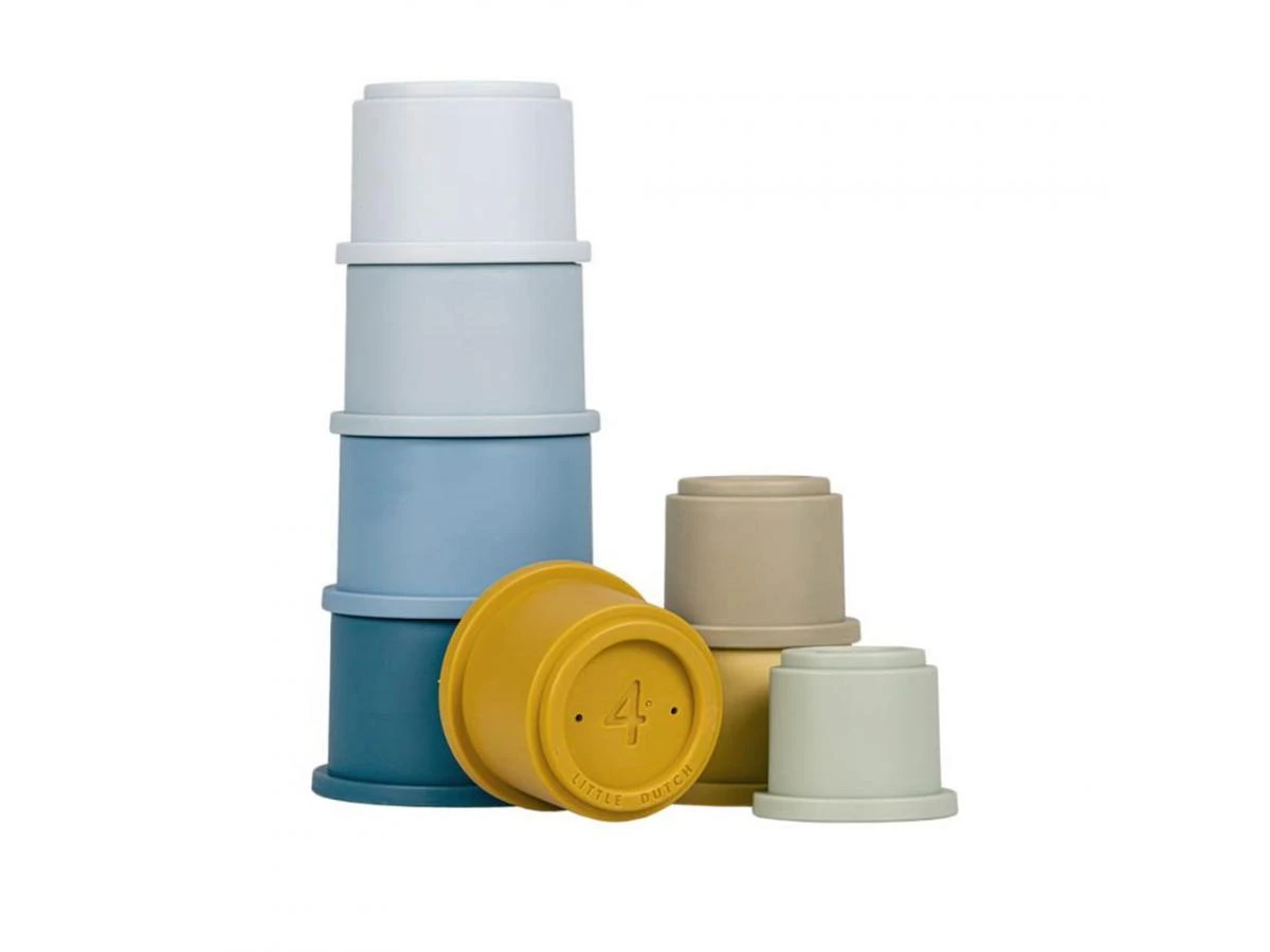 Little Dutch 2008002 - Gobelets Empilables Bleu 3 Little Dutch 2008002 - Gobelets Empilables Bleu