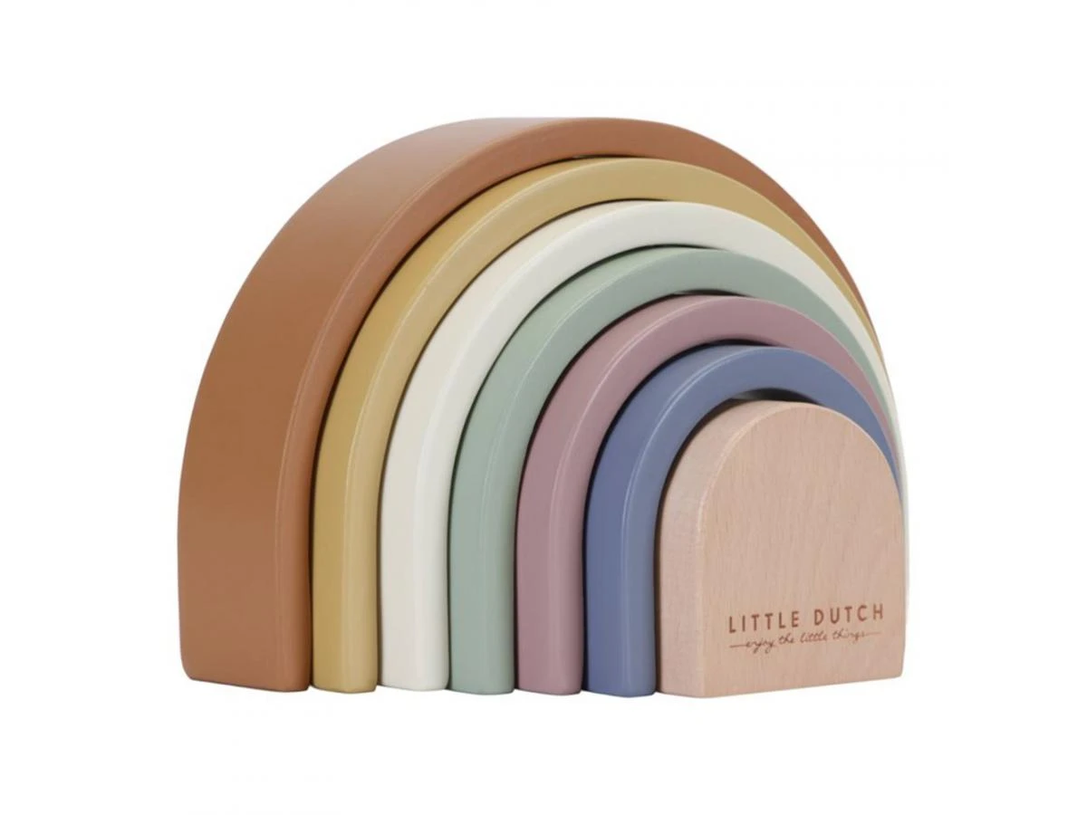 Little Dutch LD7100 - Arc-en-ciel à Empiler Vintage 10 Little Dutch LD7100 - Arc-en-ciel à Empiler Vintage – Image 8
