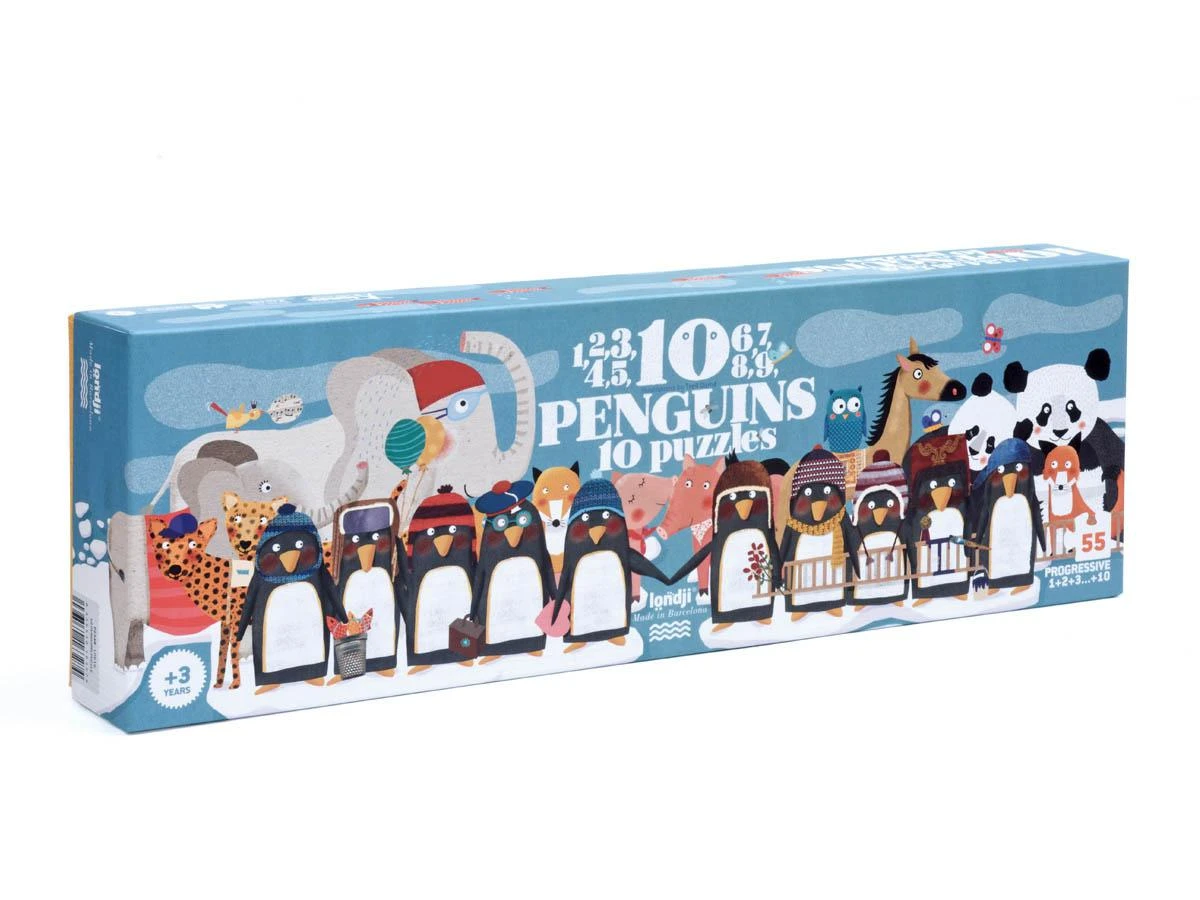 PZ348U - Puzzle - 10 Penguins 4 PZ348U - Puzzle - 10 Penguins – Image 2