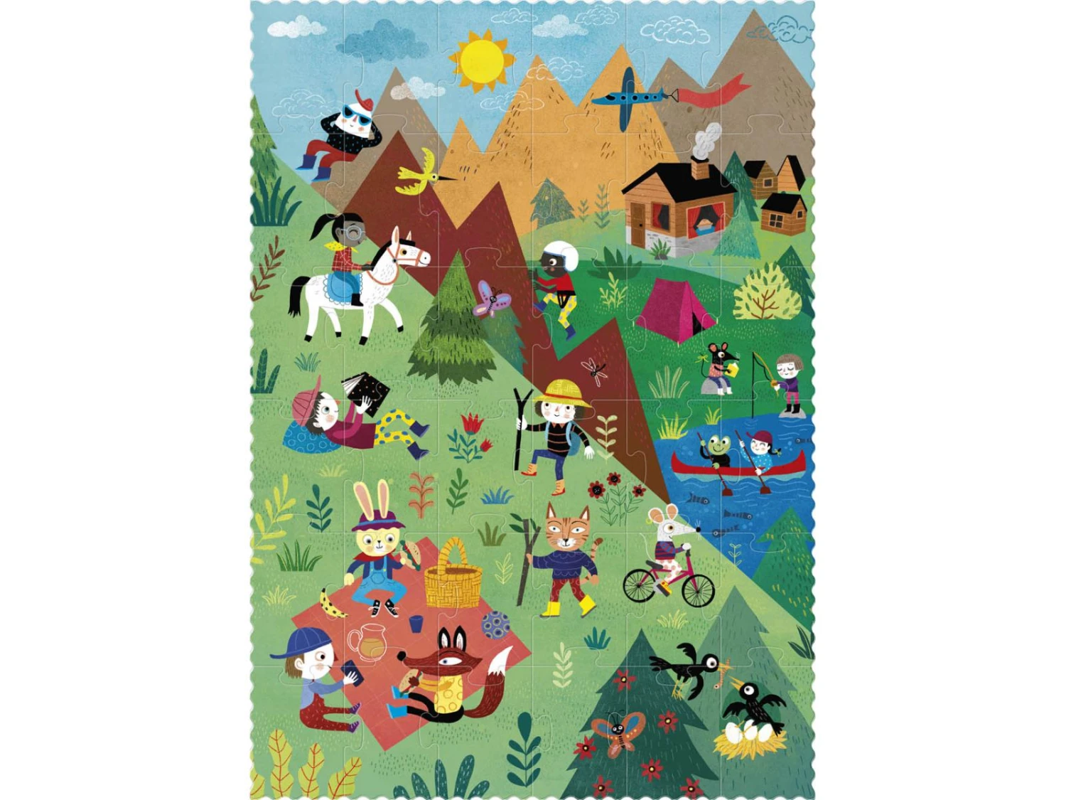 PZ450U - Puzzle - 36 Pièces -Let's Go To The Mountain 5 PZ450U - Puzzle - 36 Pièces -Let's Go To The Mountain – Image 3