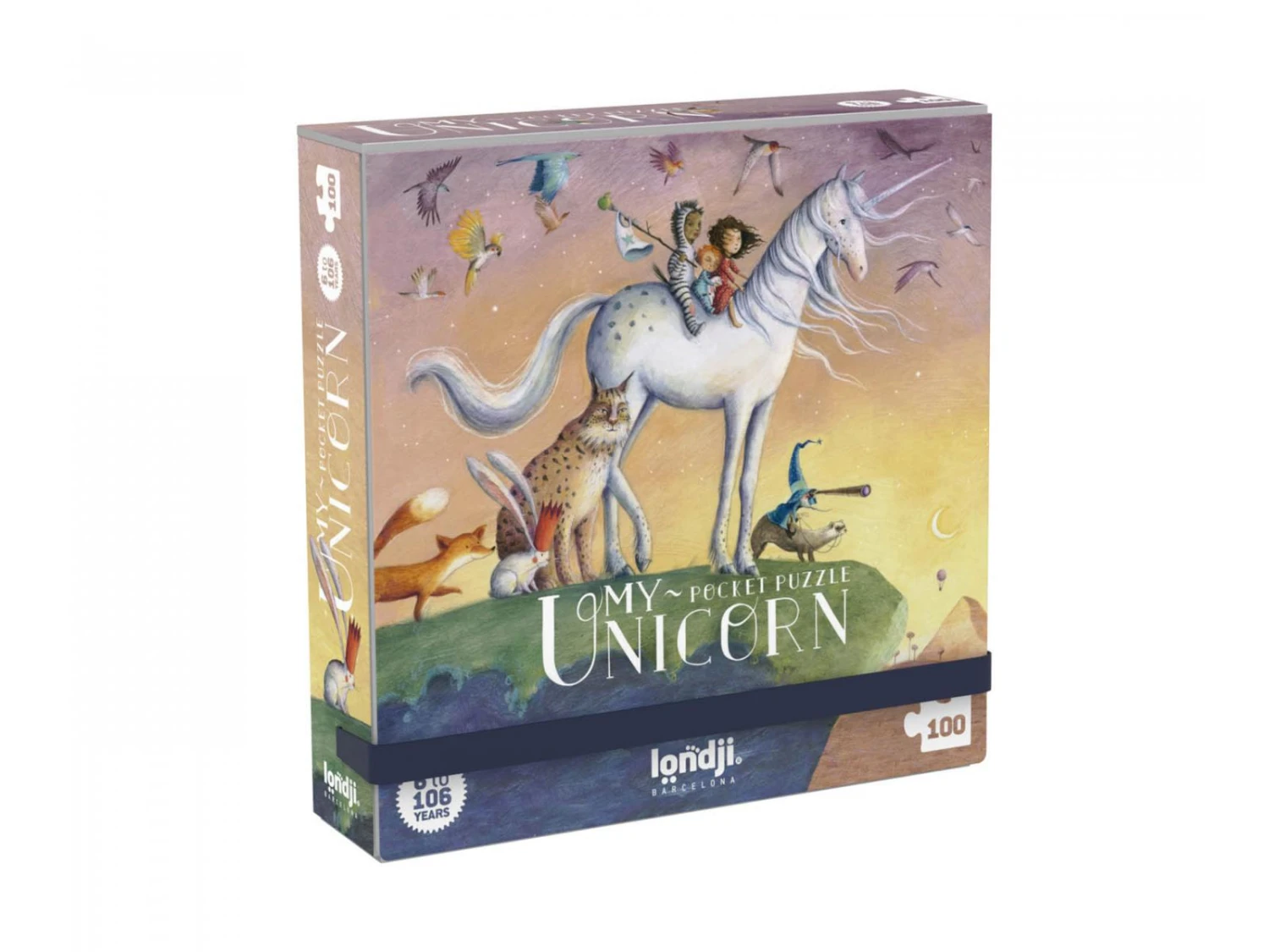 PZ557U - Puzzle - 100 Pièces - PocketMy Unicorn 3 PZ557U - Puzzle - 100 Pièces - PocketMy Unicorn