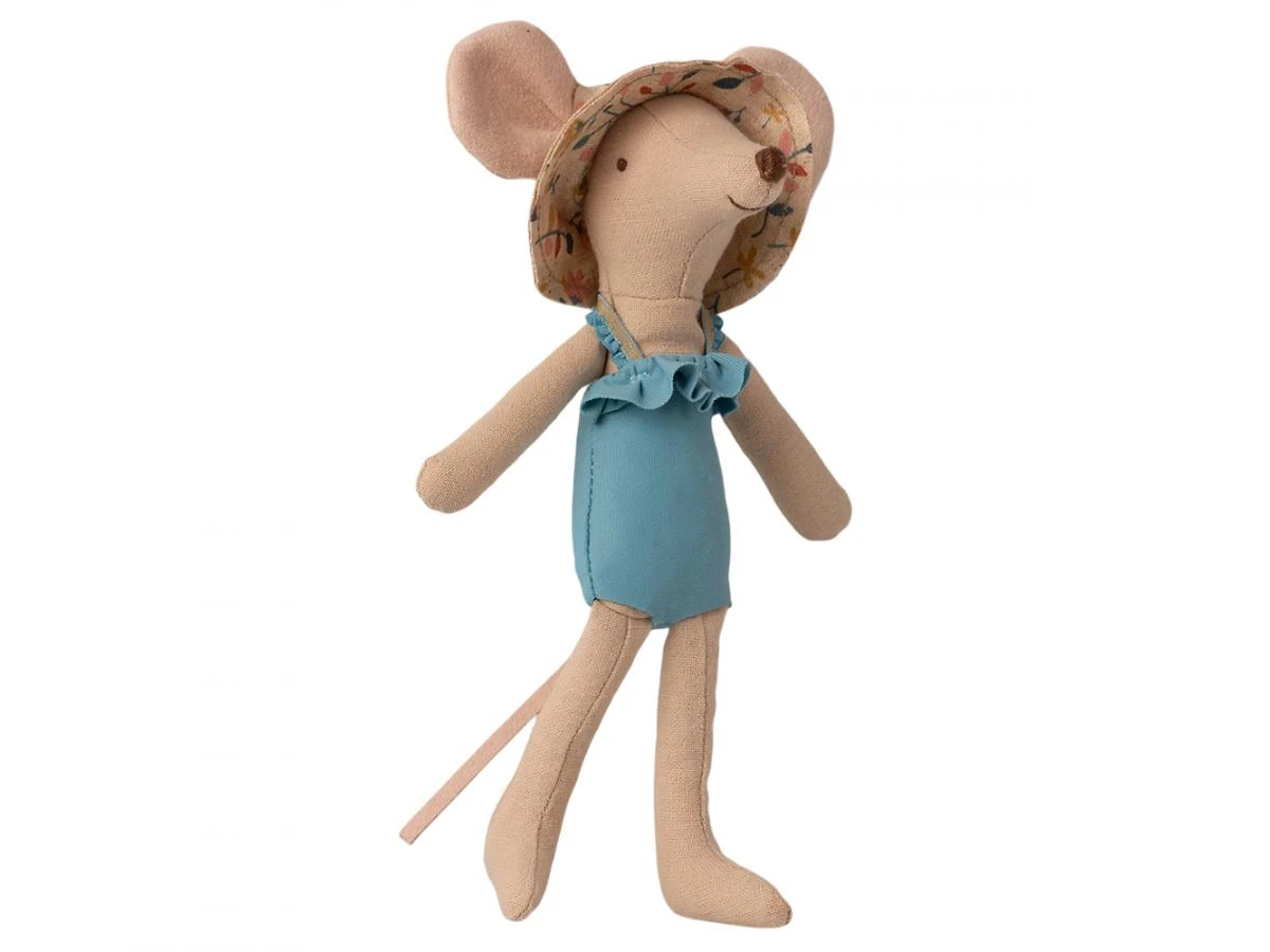 Maileg 16-1741-01 - Souris De Plage, Maman Dans La Cabine De Plage, Beach Mice - 17,5 Cm 5 Maileg 16-1741-01 - Souris De Plage, Maman Dans La Cabine De Plage, Beach Mice - 17,5 Cm – Image 3