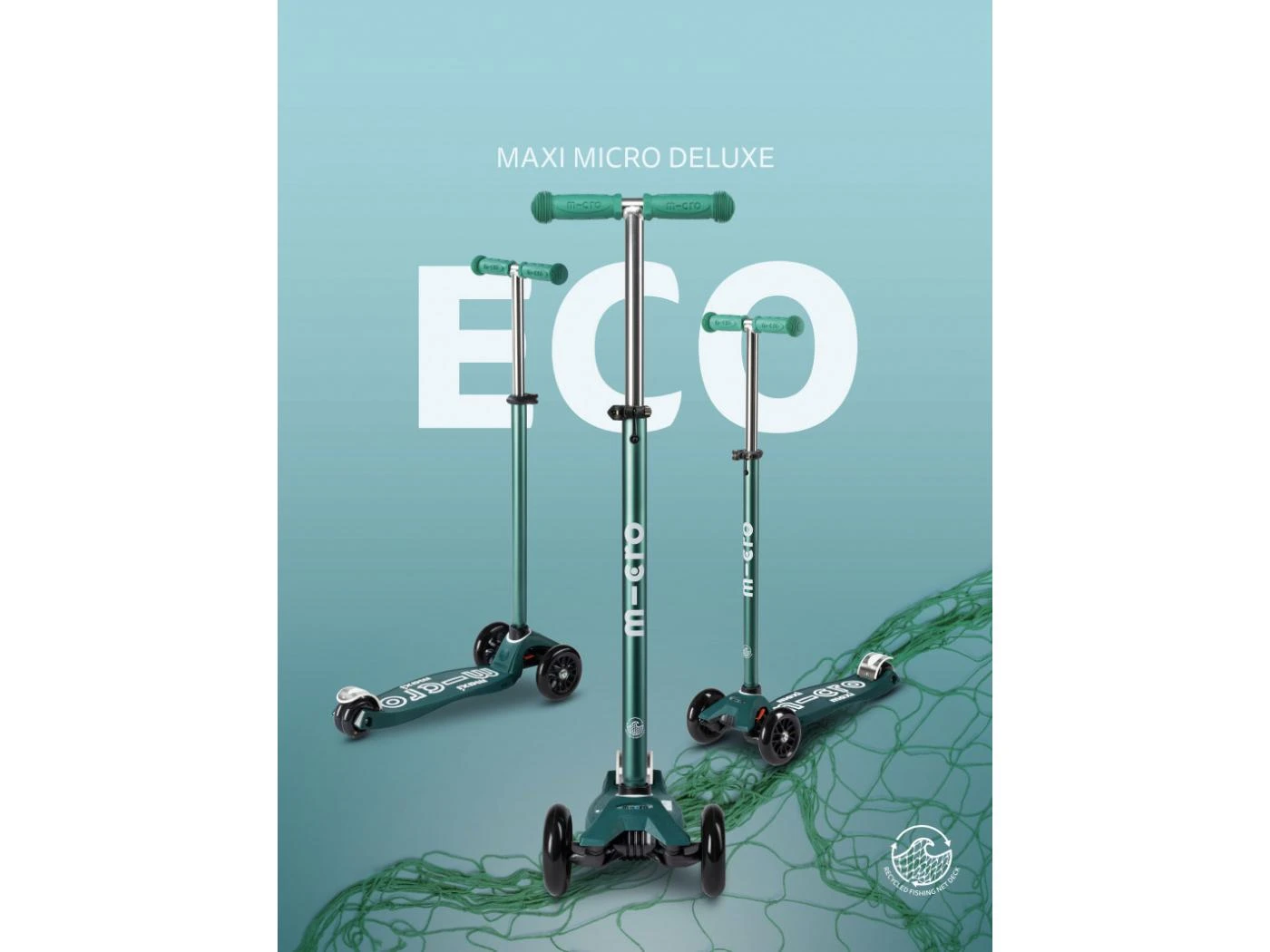 MMD122 - Trottinette Maxi Micro Classique, Vert 4 MMD122 - Trottinette Maxi Micro Classique, Vert – Image 2