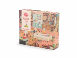 Moulin Roty 632441 - Puzzle A La Maison (100 Pièces) La Grande Famille